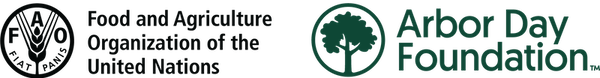 Logo lockup of FAO and Arbor Day Foundation.